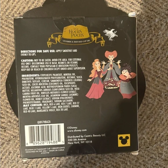 Disney Hocus Pocus Lip Oil Set - Gold and Pink Shades - Picture 4 of 4